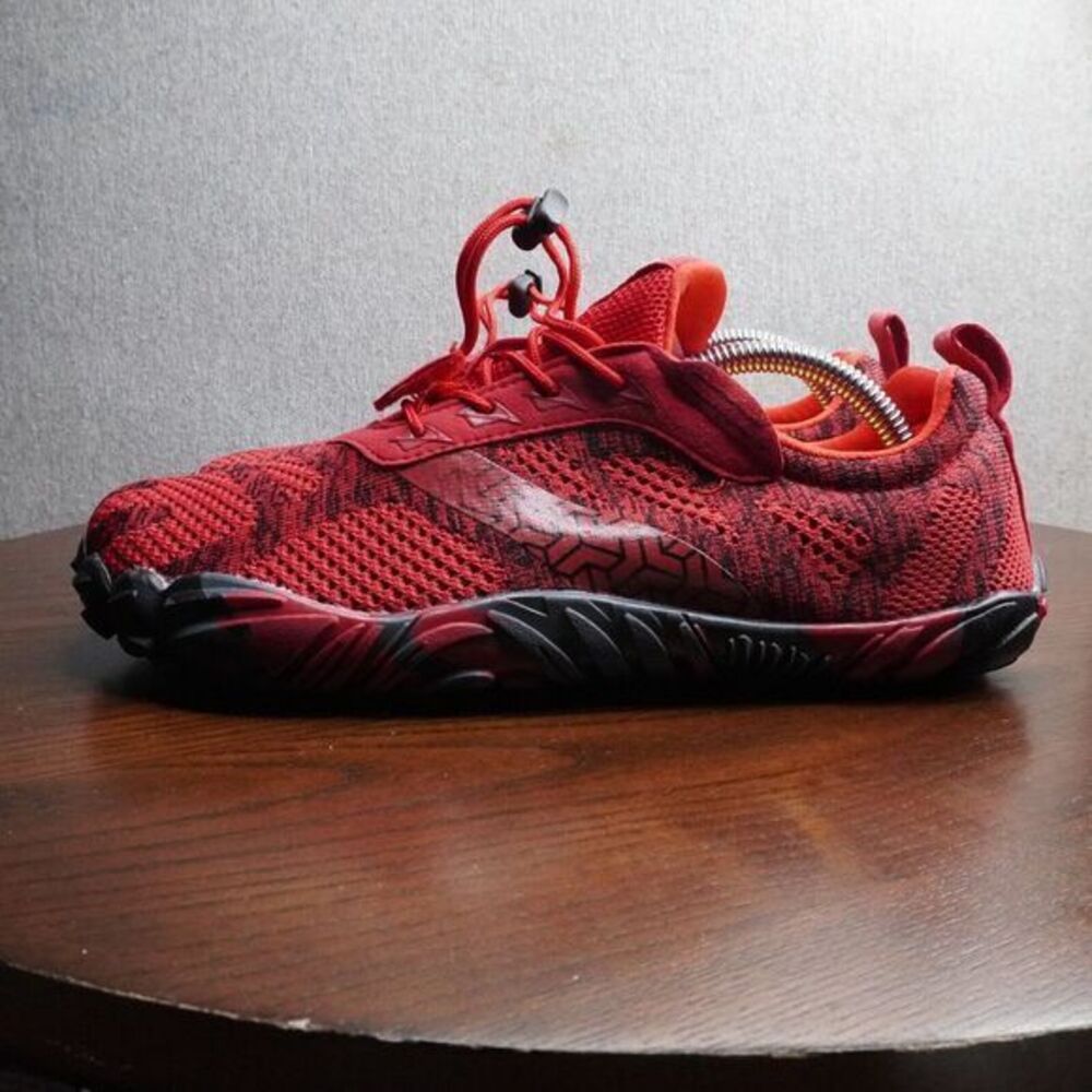 Joomra Shoes Women's 40 / 9 - 9.5 Red Barefoot Trail Running Minimalist Sneakers